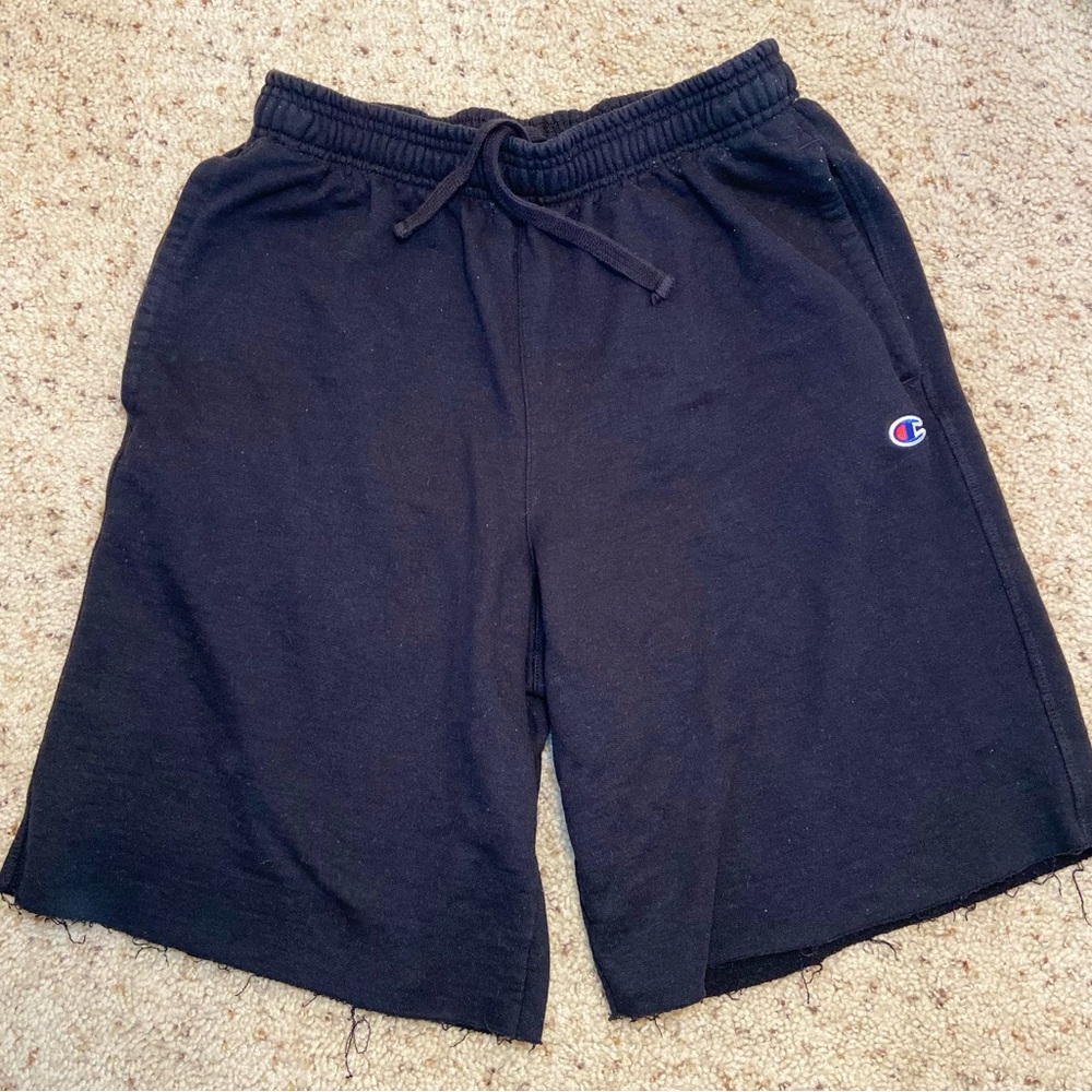 Champion sweatpants shorts size large